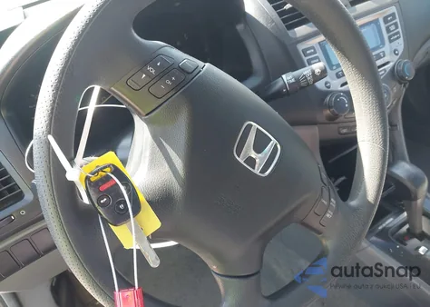 2007 Honda Accord 2.4 Se from USA, damaged, VIN JHMCM56397C013451